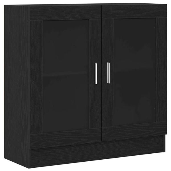Bücherregal Schwarz Eiche 82,5x30,5x80 cm aus Spanplatte