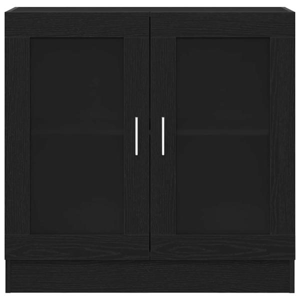 Bücherregal Schwarz Eiche 82,5x30,5x80 cm aus Spanplatte