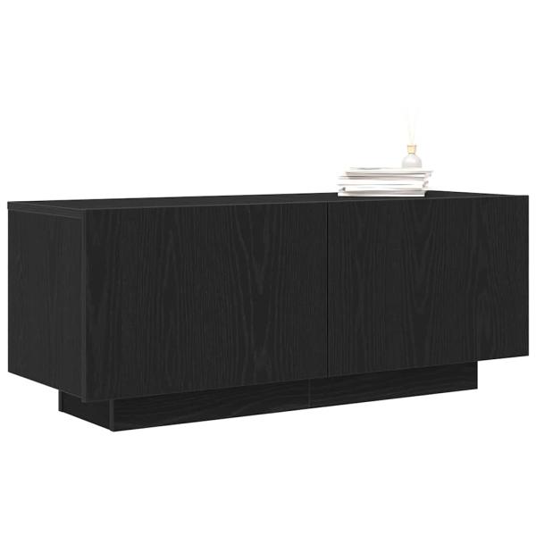 TV-Regal Schwarz Eiche 100x35x40 cm Holzwerkstoff
