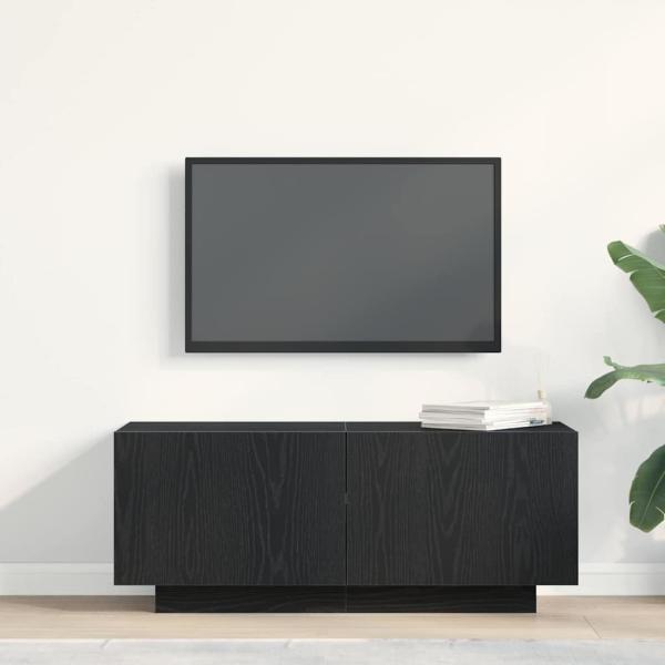 TV-Regal Schwarz Eiche 100x35x40 cm Holzwerkstoff