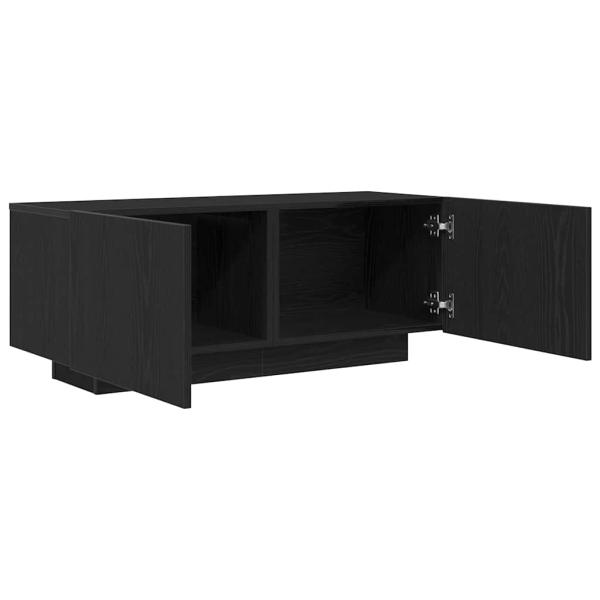 TV-Regal Schwarz Eiche 100x35x40 cm Holzwerkstoff