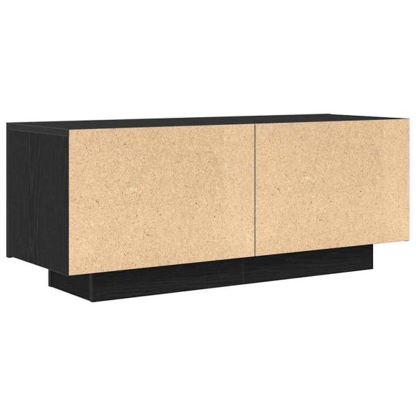 TV-Regal Schwarz Eiche 100x35x40 cm Holzwerkstoff