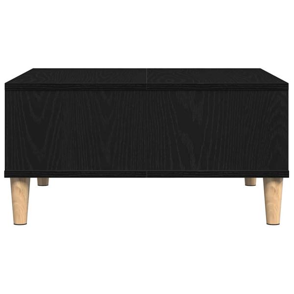 Couchtisch schwarze Eiche 60x60x30 cm aus Ingenieurholz