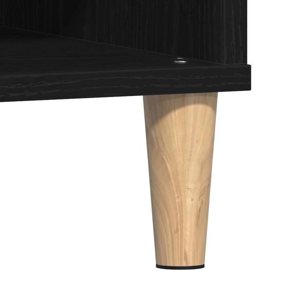 Couchtisch schwarze Eiche 60x60x30 cm aus Ingenieurholz