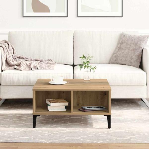 Couchtisch Artisan Eiche 60x60x30 cm Holzwerkstoff