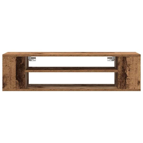 Wand-TV-Schrank aus altem Holz 100x30x26,5 cm Holzwerkstoff