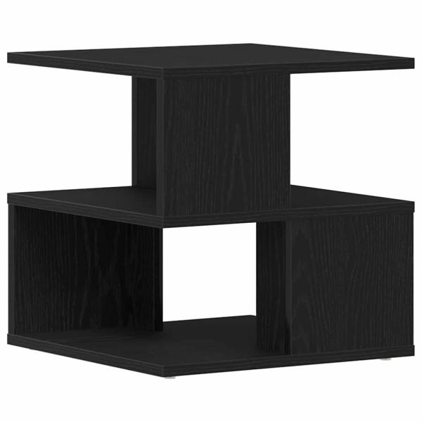 Beistelltisch aus schwarzem Eichenholz 40x40x40 cm, Ingenieurholz