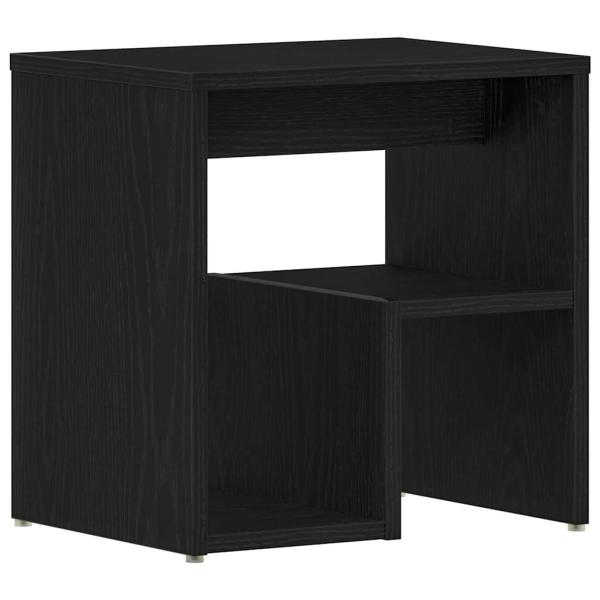 Nachttisch Schwarz Eiche 40x30x40 cm Ingenieured Holz