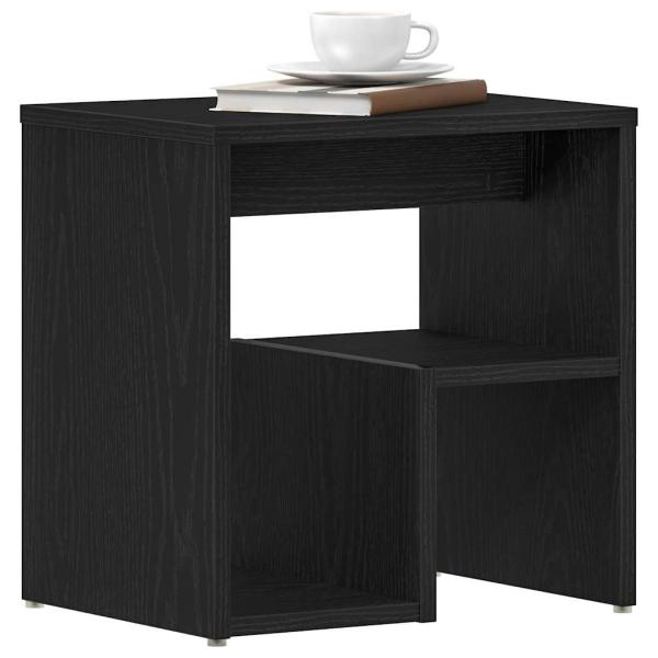 Nachttisch Schwarz Eiche 40x30x40 cm Ingenieured Holz