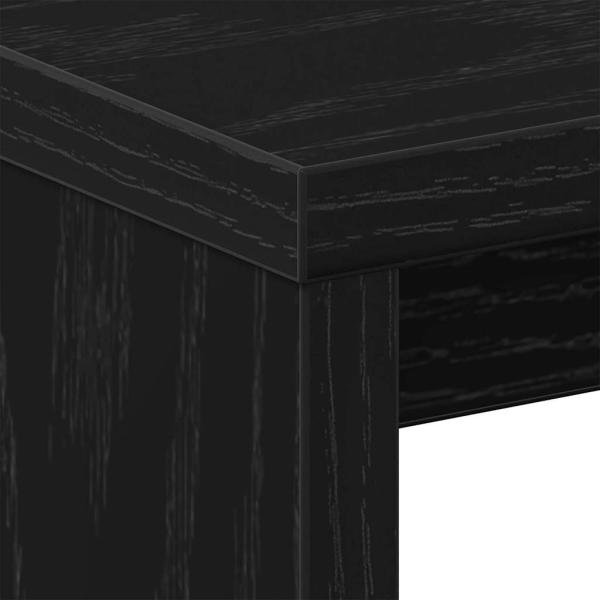 Nachttisch Schwarz Eiche 40x30x40 cm Ingenieured Holz