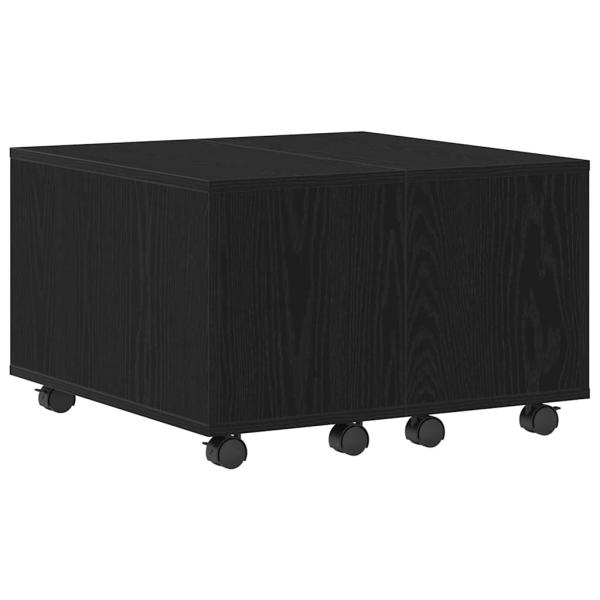 Couchtisch Schwarz Eiche 60x60x38 cm