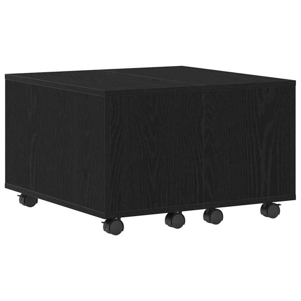 Couchtisch Schwarz Eiche 60x60x38 cm