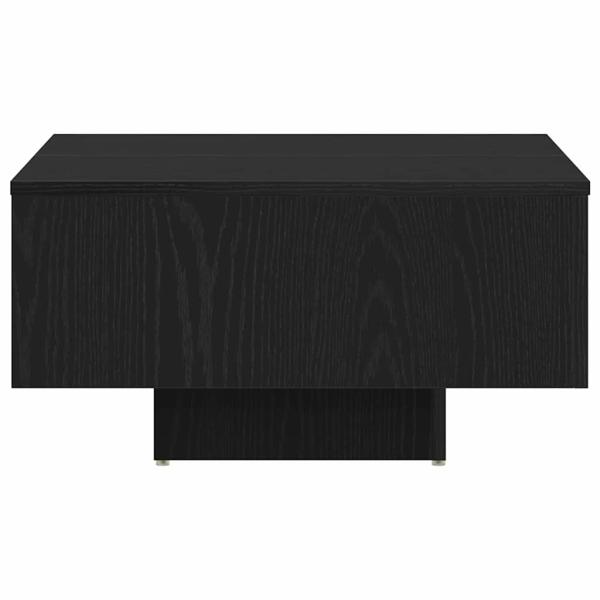Couchtisch Schwarz Eiche 60x60x31,5 cm aus Holzwerkstoff