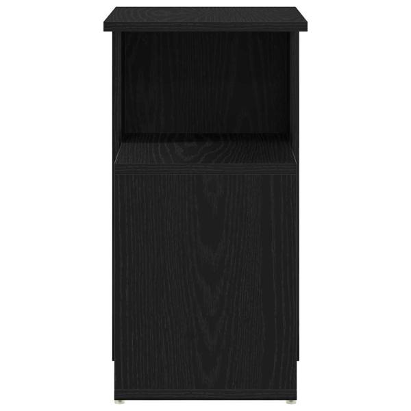 Beistelltisch Schwarze Eiche 36x30x56 cm Engineered Wood