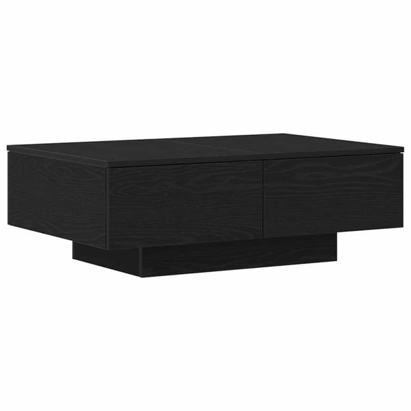 Couchtisch Schwarz Eiche 90x60x31 cm Holzwerkstoff