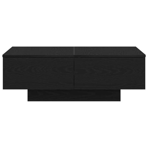 Couchtisch Schwarz Eiche 90x60x31 cm Holzwerkstoff