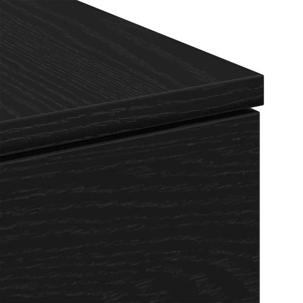 Couchtisch Schwarz Eiche 90x60x31 cm Holzwerkstoff