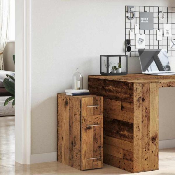 Apotheker-Schrank aus altem Holz 20x45,5x60 cm aus Holzwerkstoff