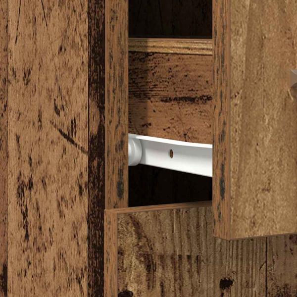 Apotheker-Schrank aus altem Holz 20x45,5x60 cm aus Holzwerkstoff