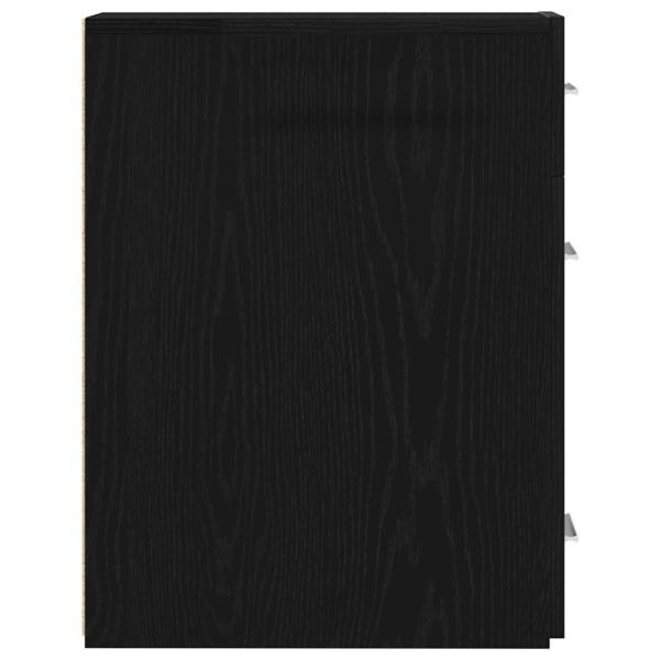 Apotheker-Schrank in Schwarz Eiche 20x45,5x60 cm aus Holzwerkstoff