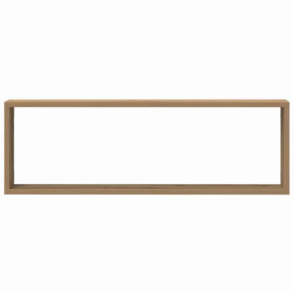 Wandregale 2er Set Artisan Eiche 80x15x26 cm Holzwerkstoff