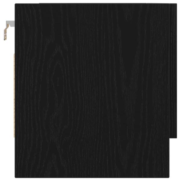 Kleiderschrank schwarz Eiche 100 x 32,5 x 35 cm Holzwerkstoff