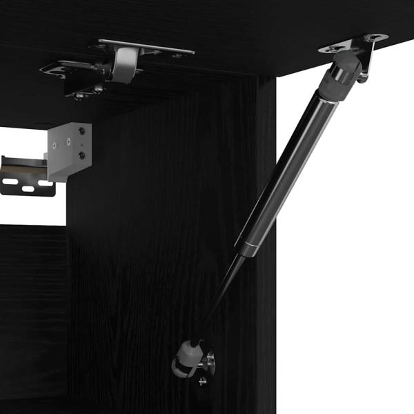 Kleiderschrank schwarz Eiche 100 x 32,5 x 35 cm Holzwerkstoff