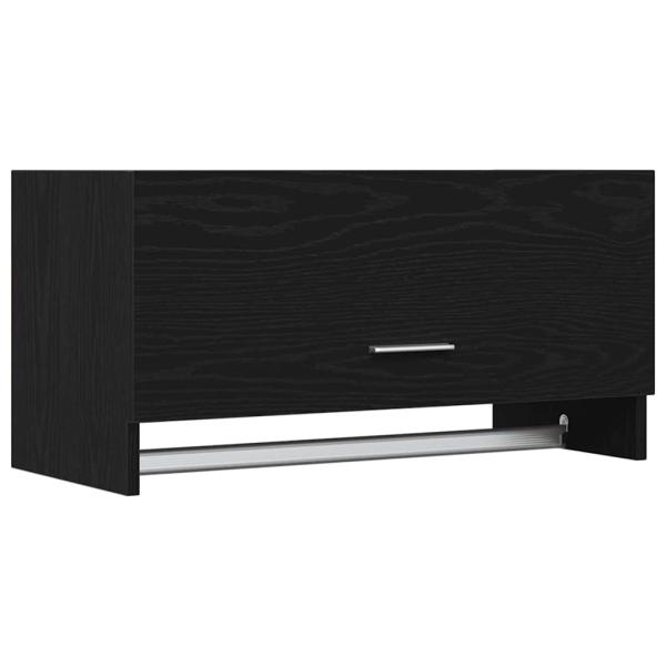 Kleiderschrank Schwarz Eiche 70x32,5x35 cm