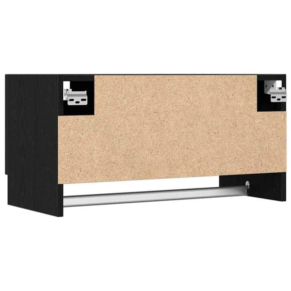 Kleiderschrank Schwarz Eiche 70x32,5x35 cm