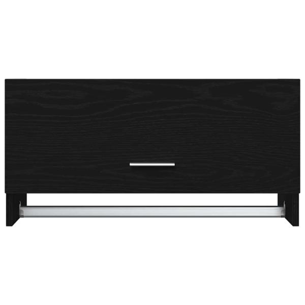 Kleiderschrank Schwarz Eiche 70x32,5x35 cm