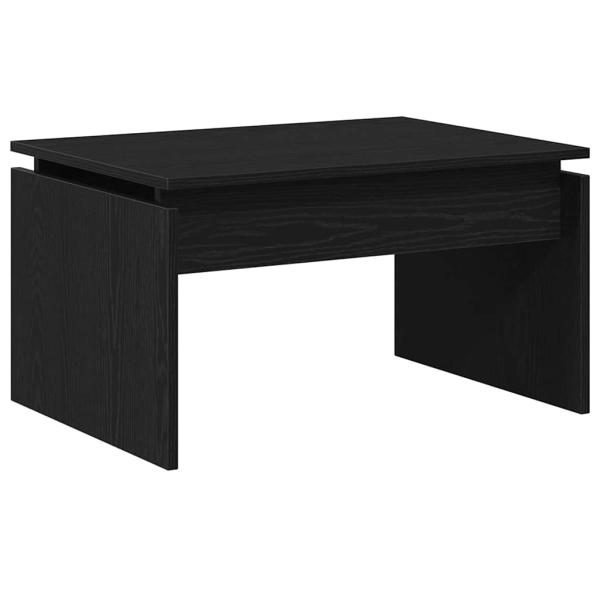 Couchtisch Schwarz Eiche 68x38x50 cm Ingenie Holz