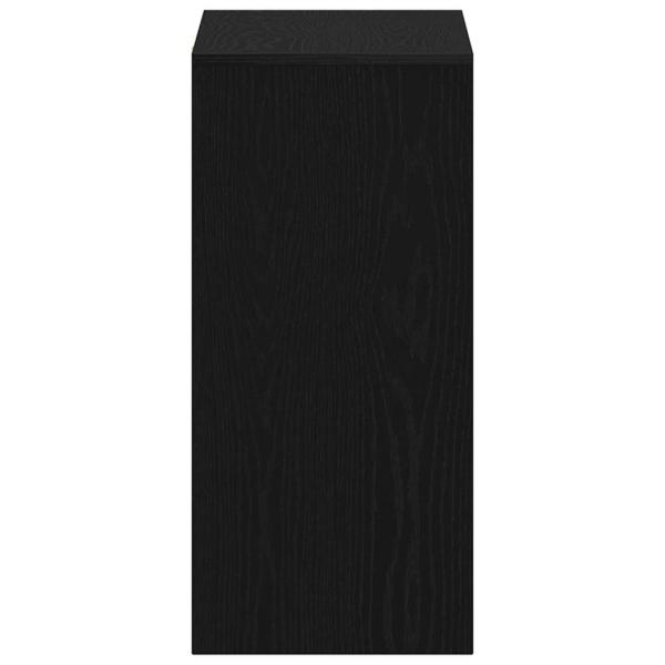 Schreibtisch in schwarzer Eiche, 102,5 x 35 x 75 cm, aus Holzwerkstoff