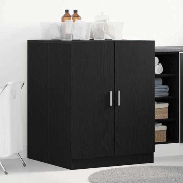 ARDEBO.de - Waschmaschinen-Schrank Schwarze Eiche 70,5x71,5x91,5 cm Holzwerkstoff