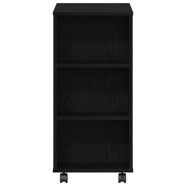 Rollschrank Schwarz Eiche 60x35x75 cm Material