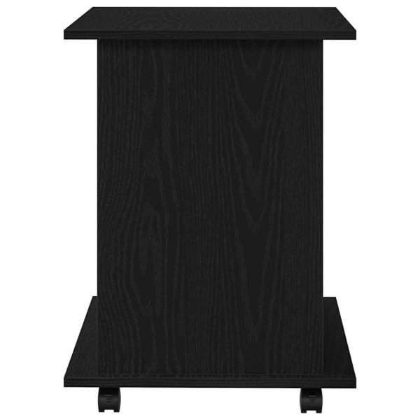 Rollschrank Schwarz Eiche 60x45x55 cm Holzwerkstoff