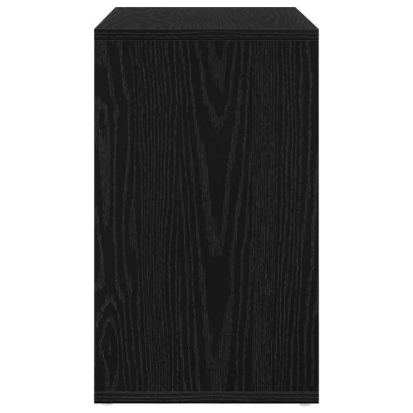 Beistelltische 3er Set Schwarz Eichenholz