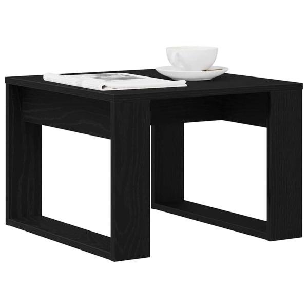Beistelltisch Schwarze Eiche 50x50x35 cm aus Ingenieurholz