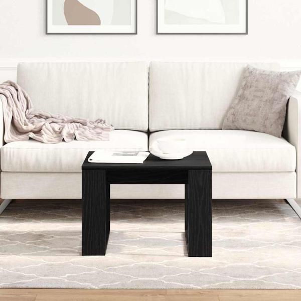 Beistelltisch Schwarze Eiche 50x50x35 cm aus Ingenieurholz