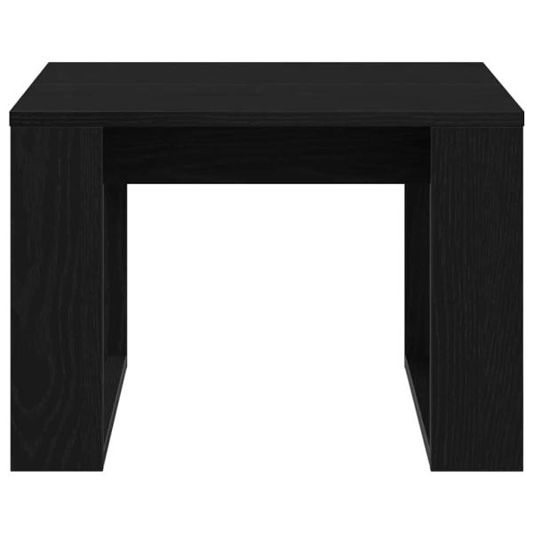 Beistelltisch Schwarze Eiche 50x50x35 cm aus Ingenieurholz