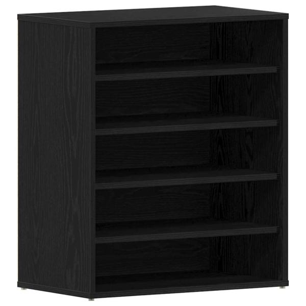Schuhschrank Schwarze Eiche 60x35x70 cm Holzwerkstoff