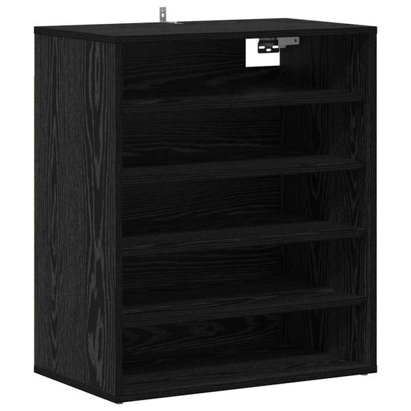 Schuhschrank Schwarze Eiche 60x35x70 cm Holzwerkstoff