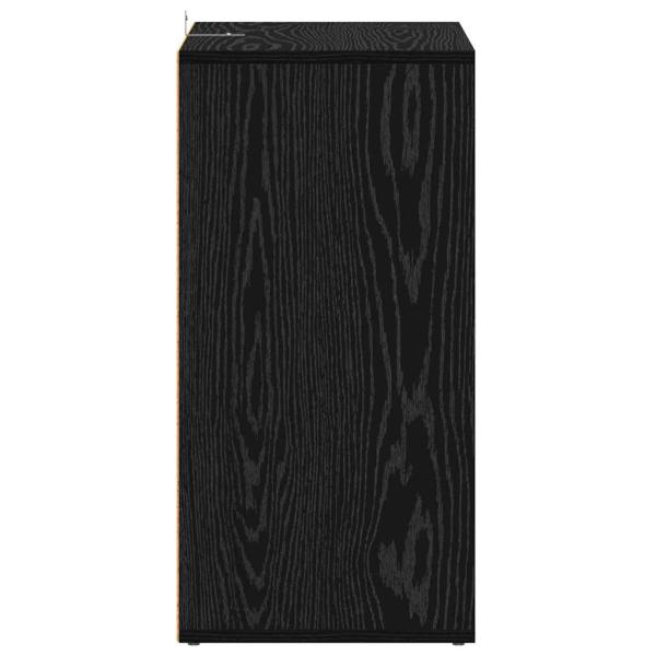 Schuhschrank Schwarze Eiche 60x35x70 cm Holzwerkstoff