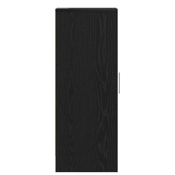 Schuhschrank Schwarz Eiche 32x35x92 cm Holzwerkstoff