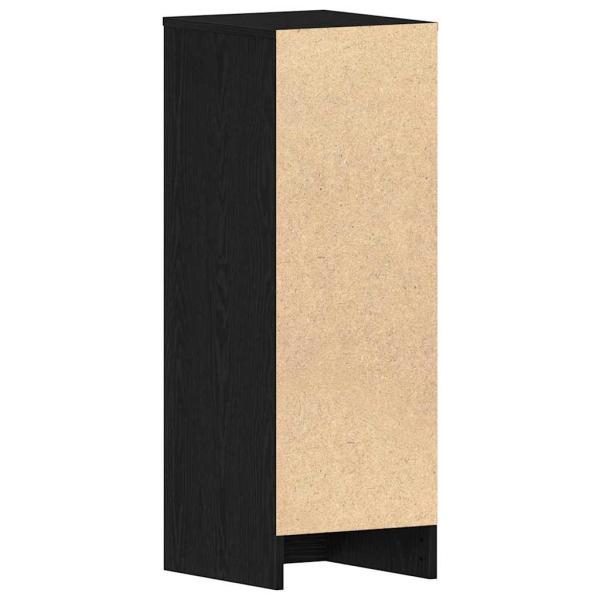 Schuhschrank Schwarz Eiche 31,5x35x90 cm Holzwerkstoff