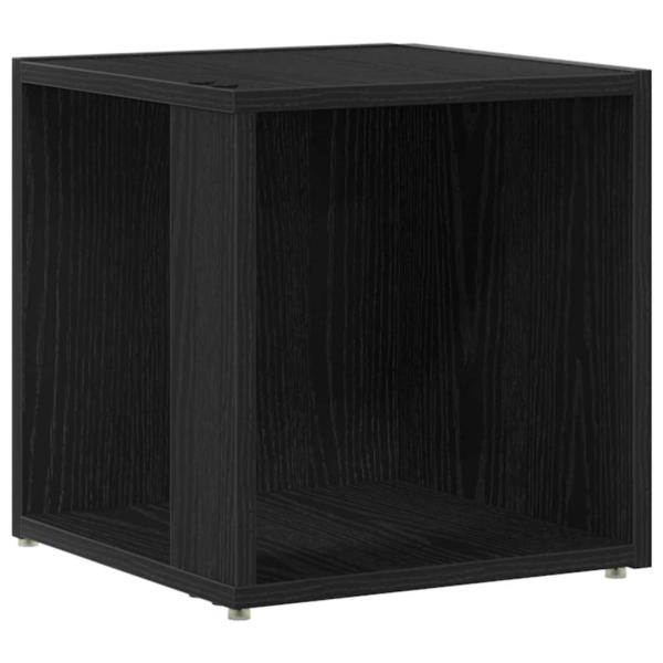 Beistelltisch Schwarzes Eichenholz 33x33x34,5 cm Ingenieure Holz