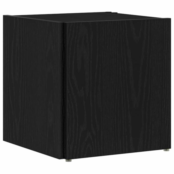 Beistelltisch Schwarzes Eichenholz 33x33x34,5 cm Ingenieure Holz