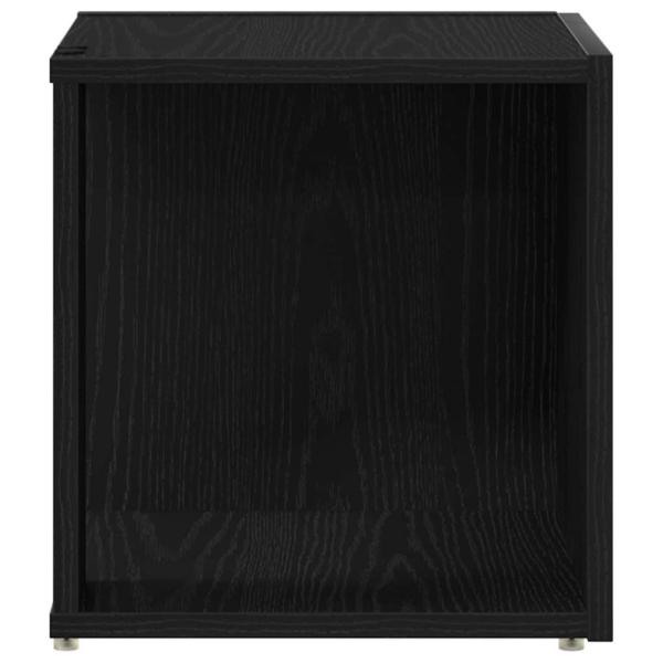 Beistelltisch Schwarzes Eichenholz 33x33x34,5 cm Ingenieure Holz