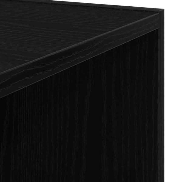 Beistelltisch Schwarzes Eichenholz 33x33x34,5 cm Ingenieure Holz