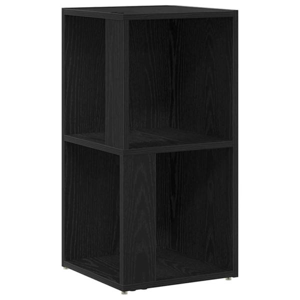 Eckenregal Schwarze Eiche 33x33x67 cm Holzwerkstoff
