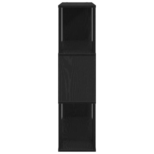 Bücherregal Schwarz Eiche 100x24x94 cm Holzwerkstoff